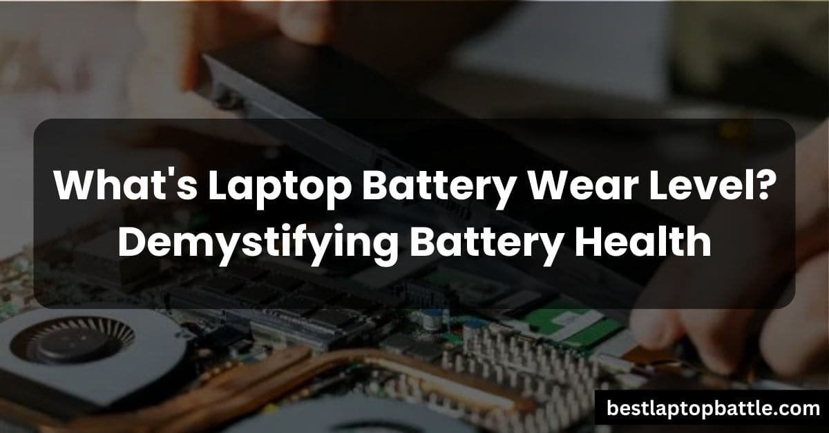 Laptop Battery Wear Level