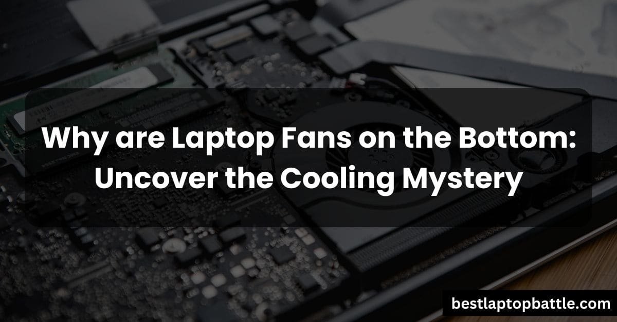 Why are Laptop Fans on the Bottom